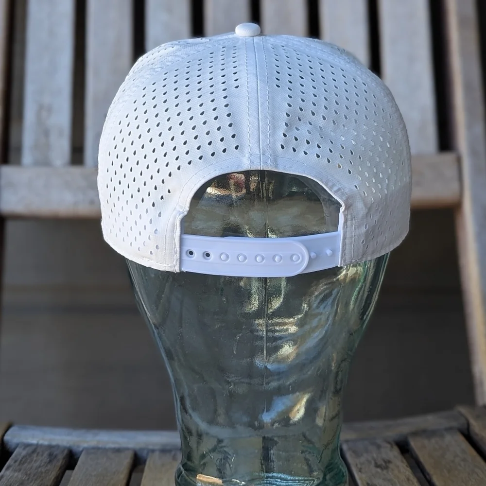 NWOT Legalize Mulligans Golf Tech Hat White Black One Size Preppy Breathable